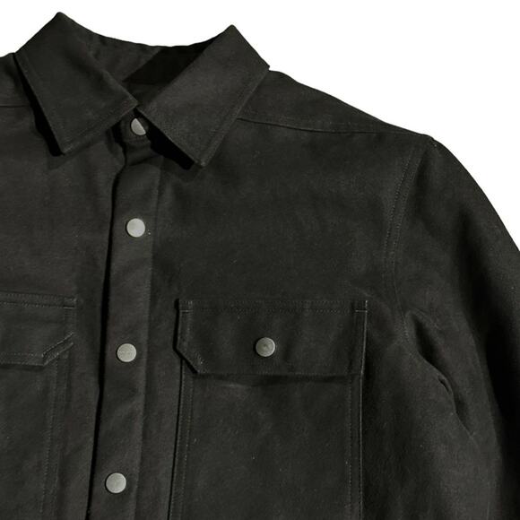 Rick Owens FW23 Luxor snap button back strap shirt - Picture 3 of 8
